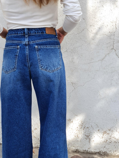 JEANS AGUSTINA AZUL. - Quemepongo
