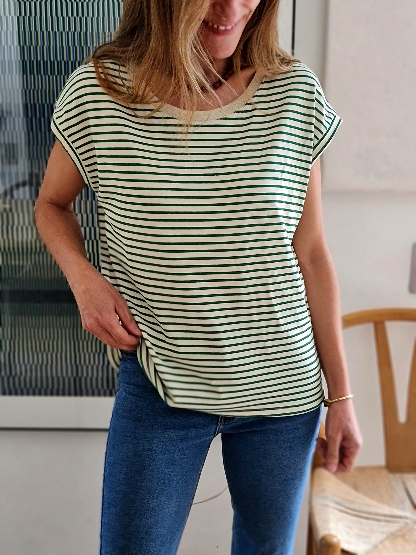 POLERA GRACIA VERDE -50% DCTO.