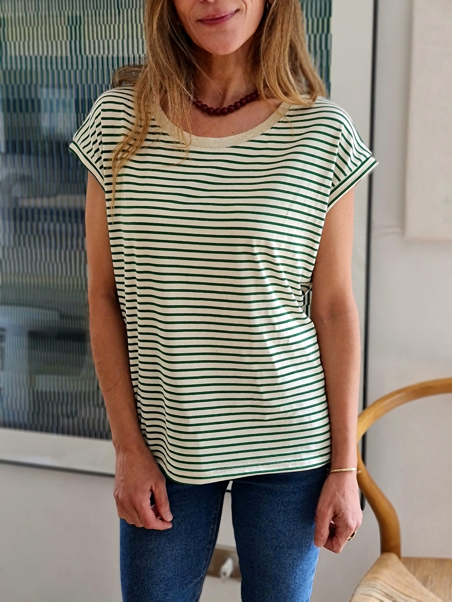 POLERA GRACIA VERDE -50% DCTO.