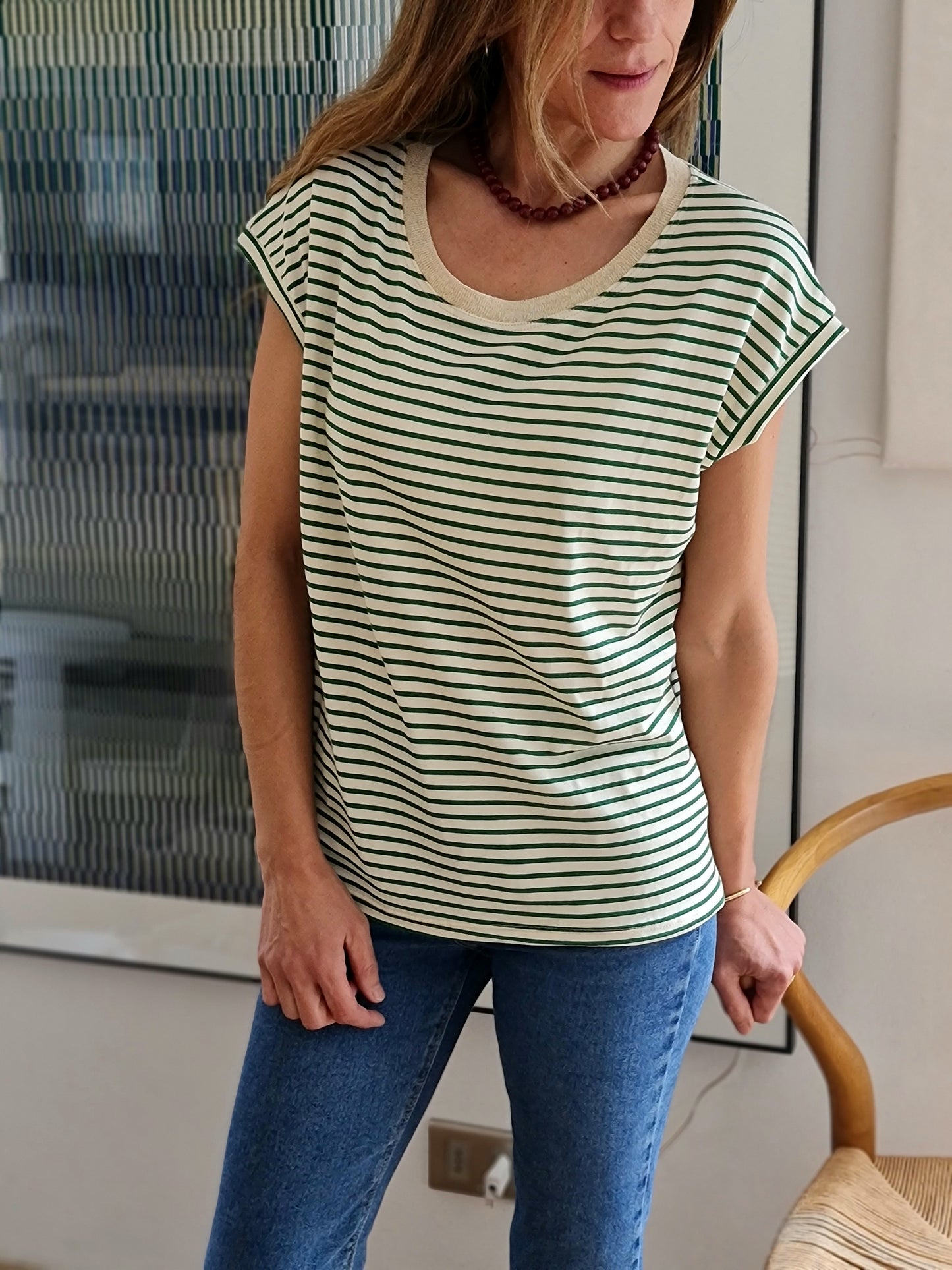 POLERA GRACIA VERDE -50% DCTO.