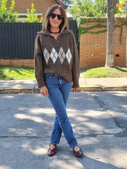 SWEATER BOMBAY CHOCOLATE -20% DCTO.