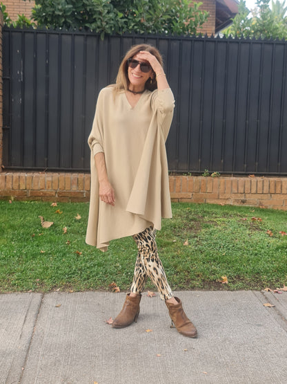 SWEATER TOPACIA CAMEL - 55% DCTO