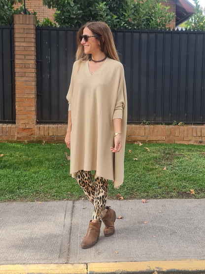 SWEATER TOPACIA CAMEL - 55% DCTO