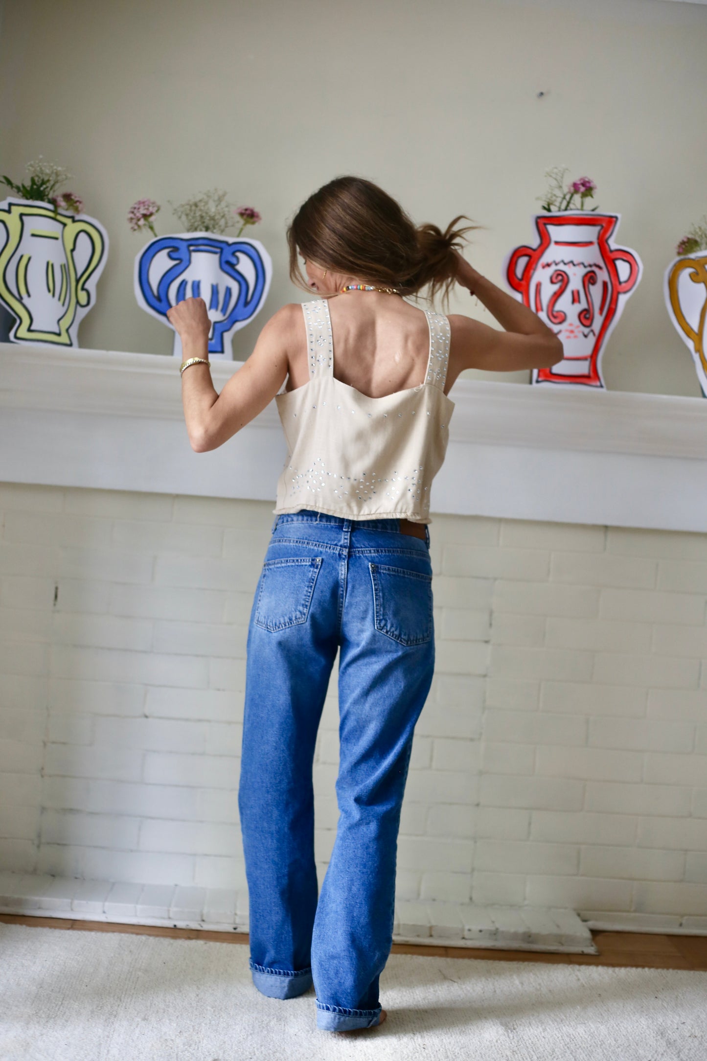 JEANS DIANA AZUL MEDIO -60% DE DCTO.