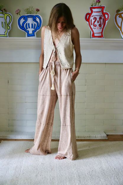 GILLET LINO BRILLO BEIGE -60% DE DCTO.