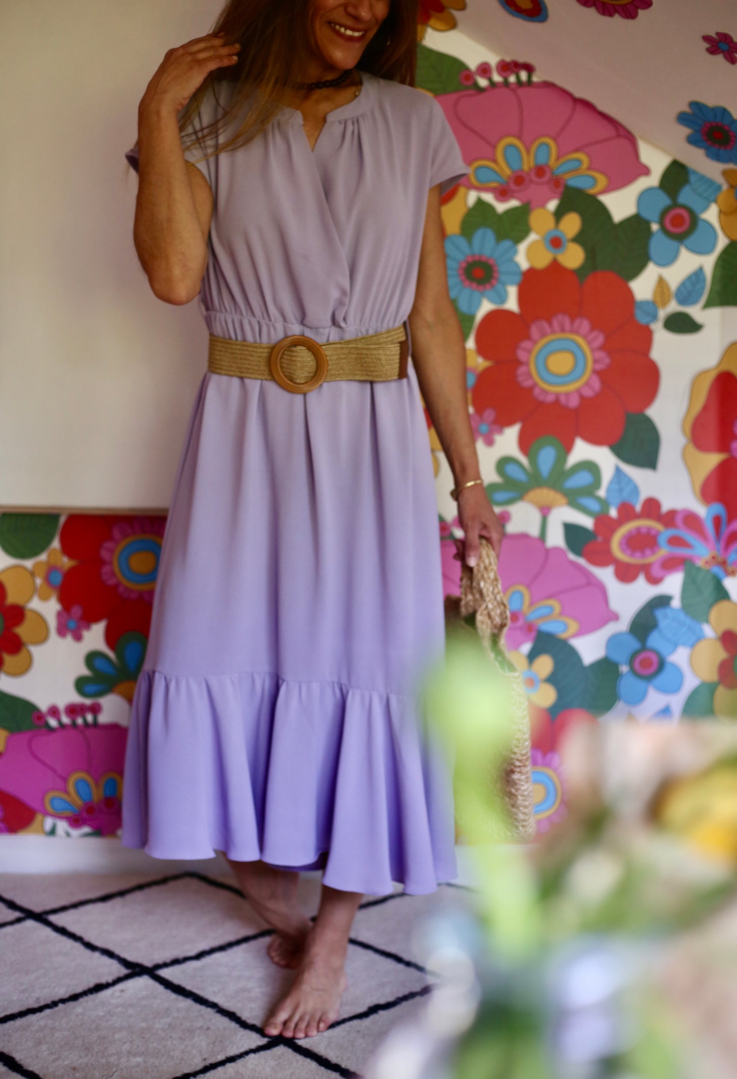 VESTIDO PASTORA LILA-60% DCTO