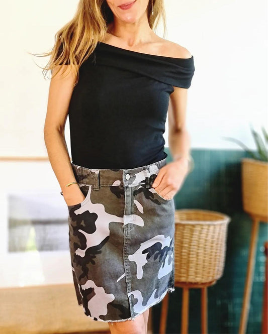 MINI JEANS MILITAR GRIS -70% DE DCTO. - Quemepongo
