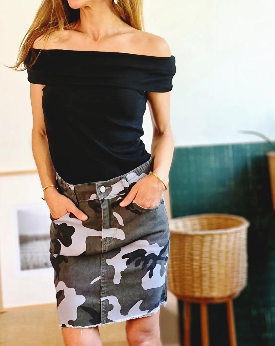 MINI JEANS MILITAR GRIS -70% DE DCTO. - Quemepongo