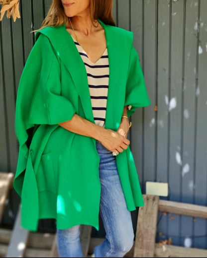 PONCHO AGUSTIN VERDE -35%DCTO.