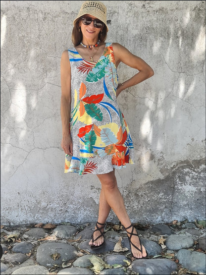 VESTIDO AMANDA ROJO -60% DE DCTO.