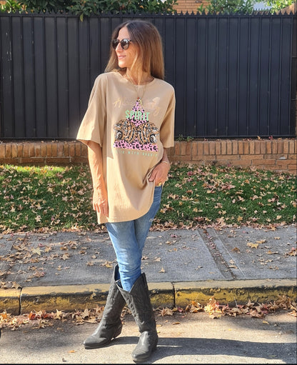 POLERA TIGRE CAMEL -50% DCTO.