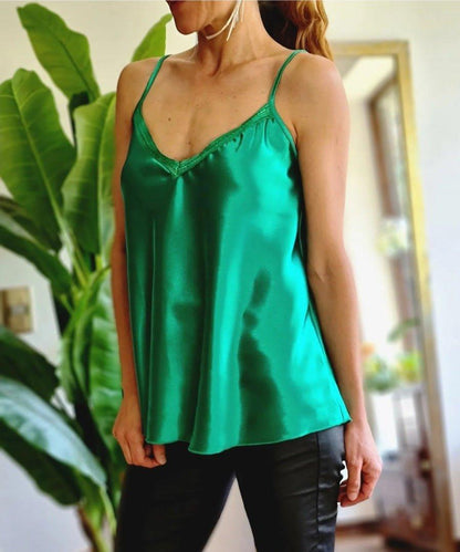 BLUSA RITA VERDE -70% DE DCTO. - Quemepongo