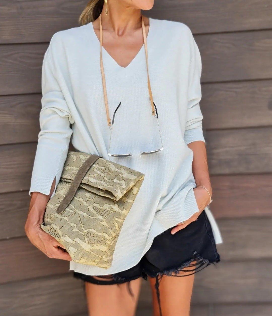 CARTERA/CLUTCH BEIGE -20% DE DCTO. - Quemepongo