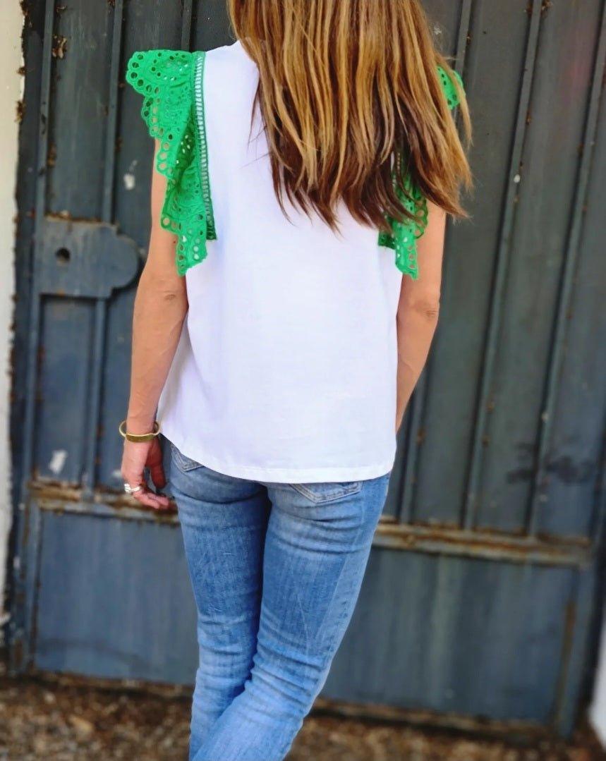 POLERA ISOLINA VERDE -65% DE DCTO. - Quemepongo