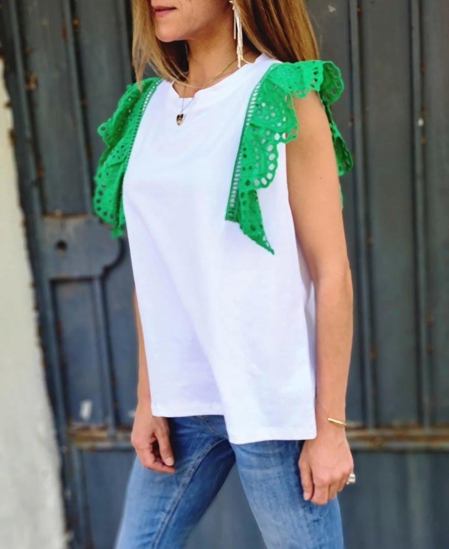 POLERA ISOLINA VERDE -65% DE DCTO. - Quemepongo