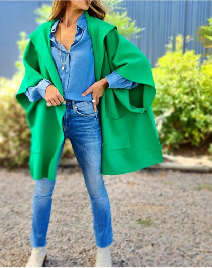 PONCHO AGUSTIN VERDE -25% DE DCTO. - Quemepongo