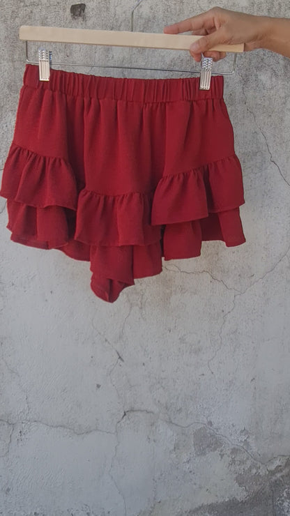 SHORT VUELOS ROJO ITALIANO -40%DCTO