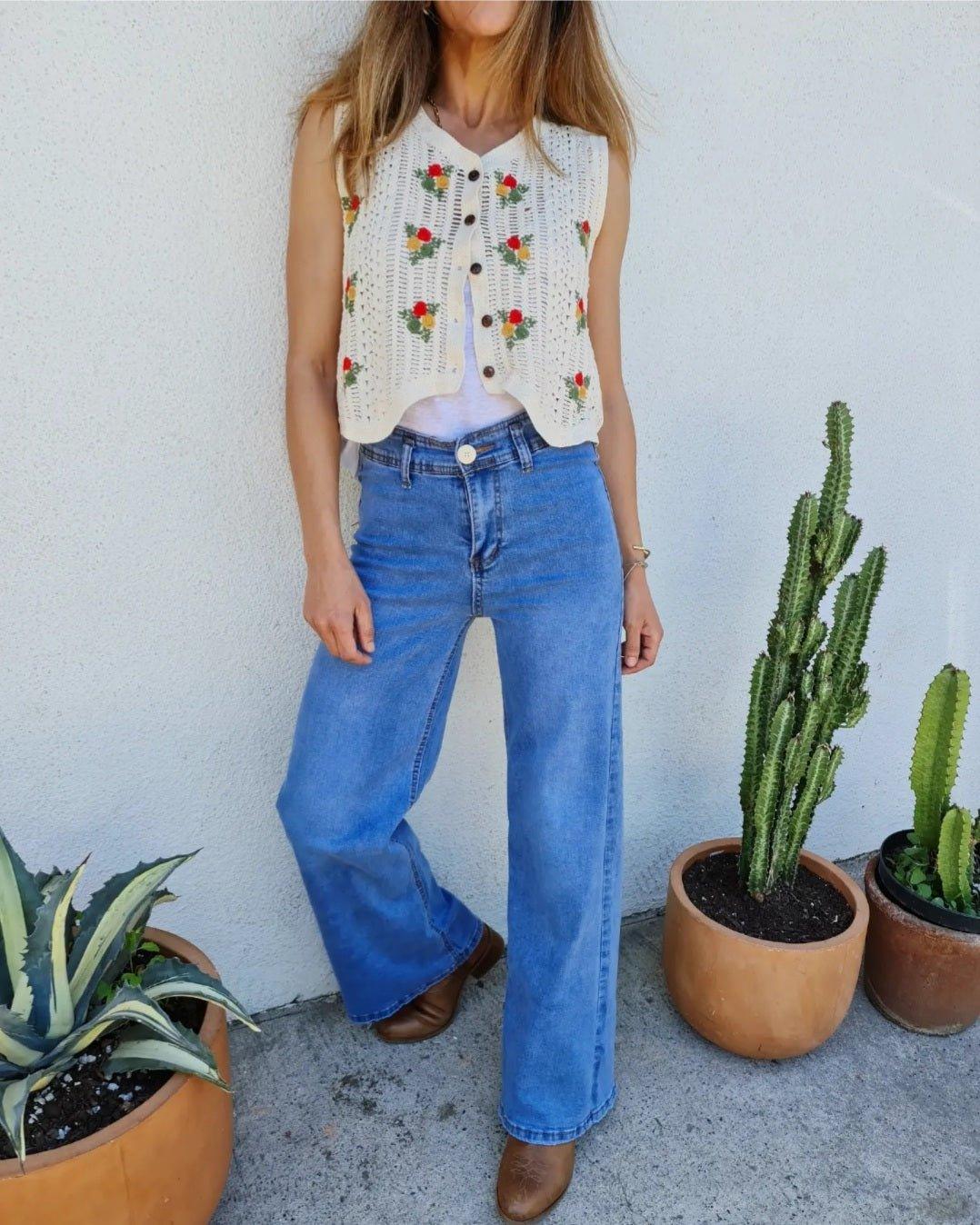 TOP CROCHET MANUELA -70% DE DCTO. - Quemepongo