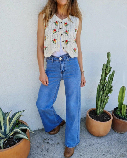 TOP CROCHET MANUELA -70% DE DCTO. - Quemepongo