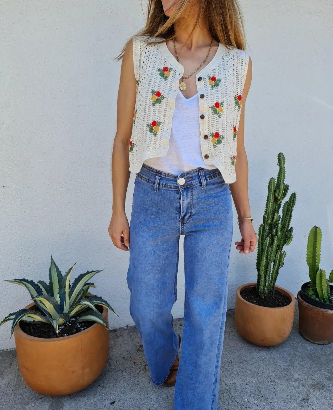 TOP CROCHET MANUELA -70% DE DCTO. - Quemepongo
