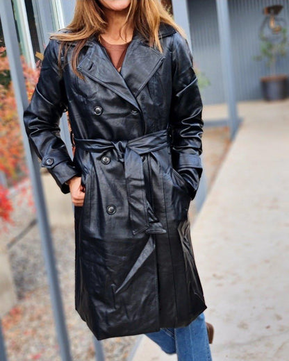 TRENCH ECO CUERO -30% DE DCTO. - Quemepongo