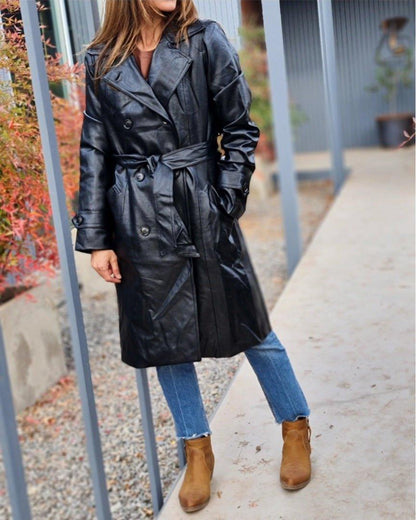 TRENCH ECO CUERO -30% DE DCTO. - Quemepongo